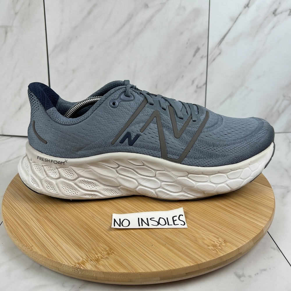 New Balance Fresh Foam X More v4 Mens Size 12 2E WIDE Arctic Grey Sneakers